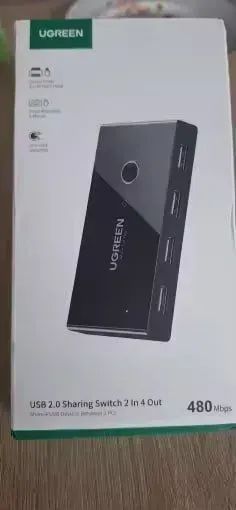 UGREEN KVM Switch USB 3.0 2.0 para PC Teclado Mouse Impressora 2 PCs 4 Dispositivos - Foto 2