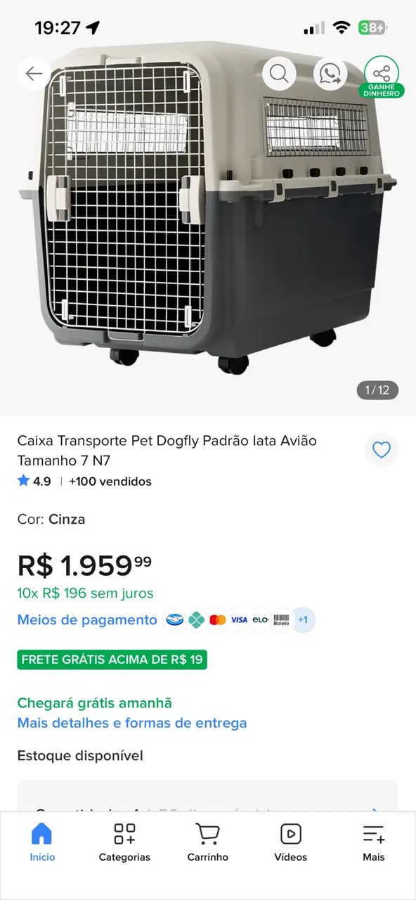Caixa de transporte - Dogfly n7  - Foto 4