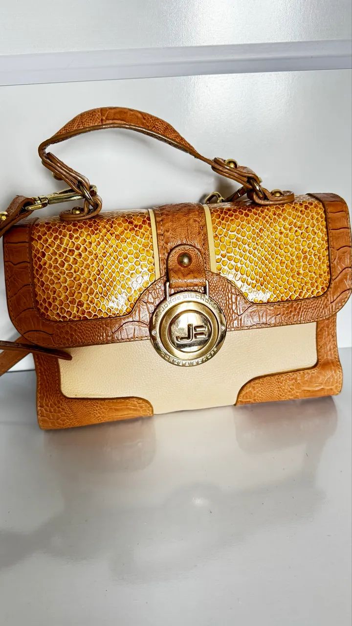 Bolsa Jorge Bischoff de Couro - Foto 2