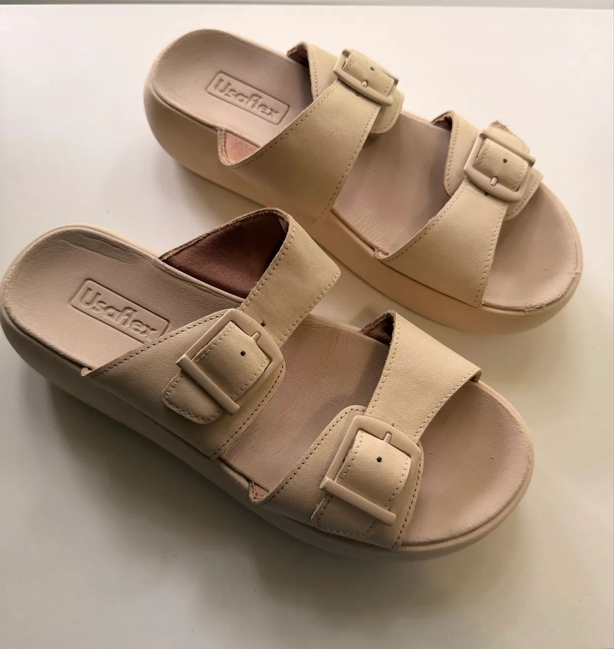Chinelo plataforma Usaflex número 36