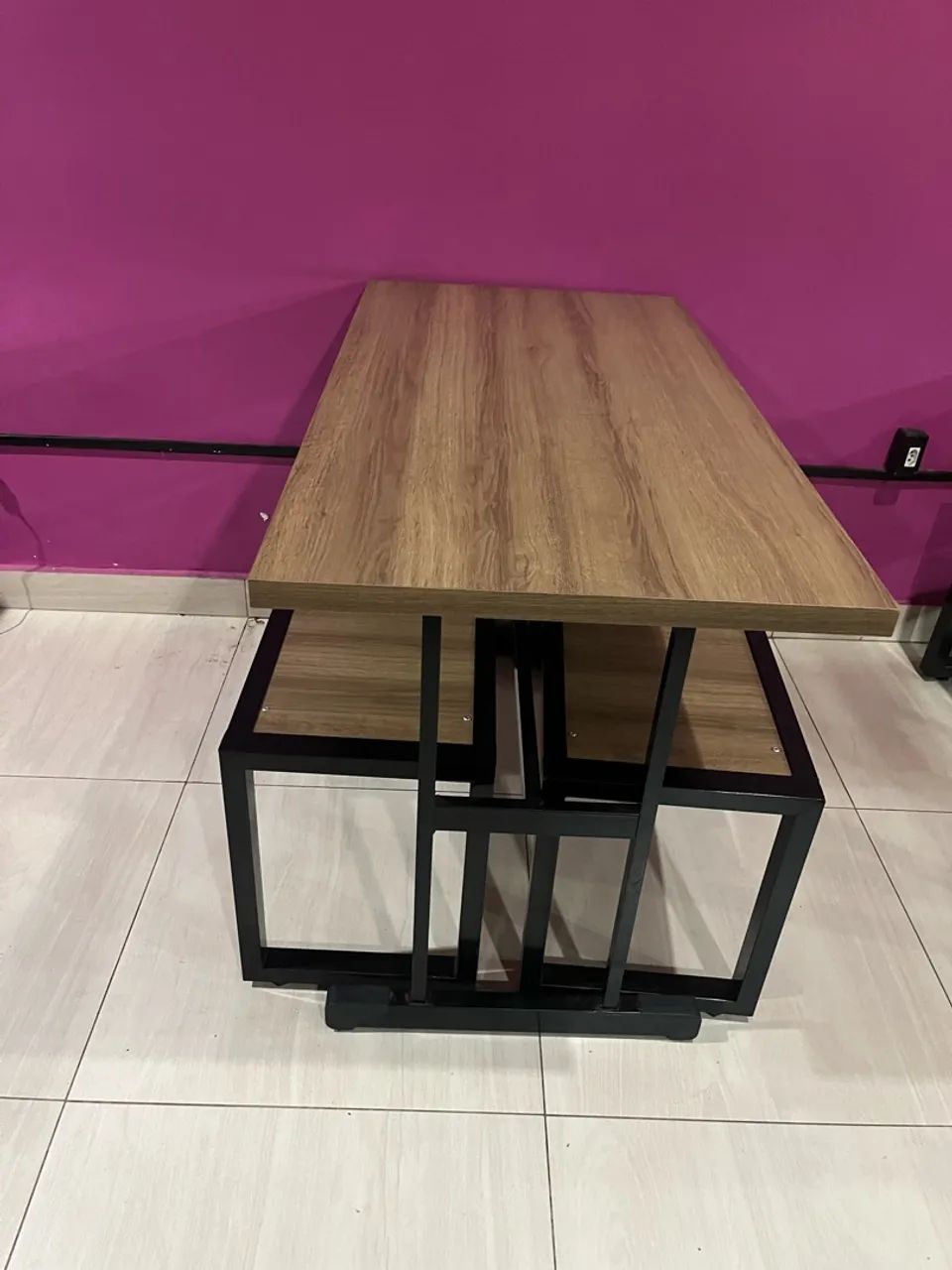 Mesa estilo industrial. - Foto 2