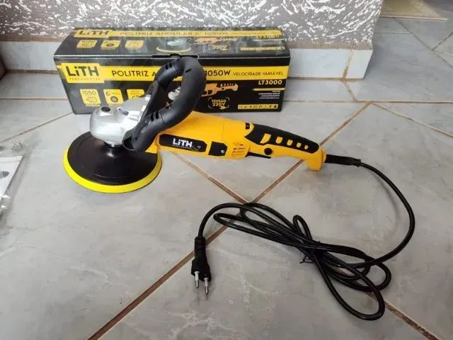 Politriz Angular 110/127v Velocidade Variável 6 Polegadas Potência 1050W 60Hz 4200rpm Lith - Foto 3
