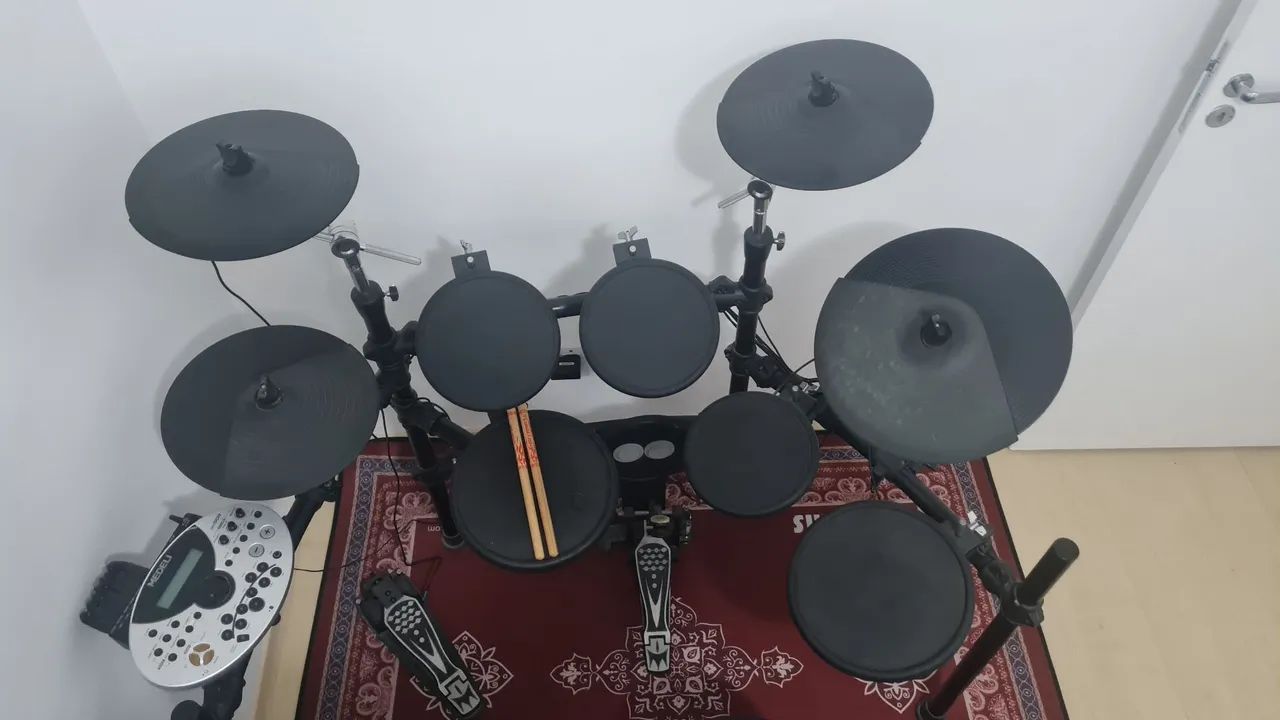 Bateria Eletrônica Medeli DD508 - Completa e Funcionando 100%