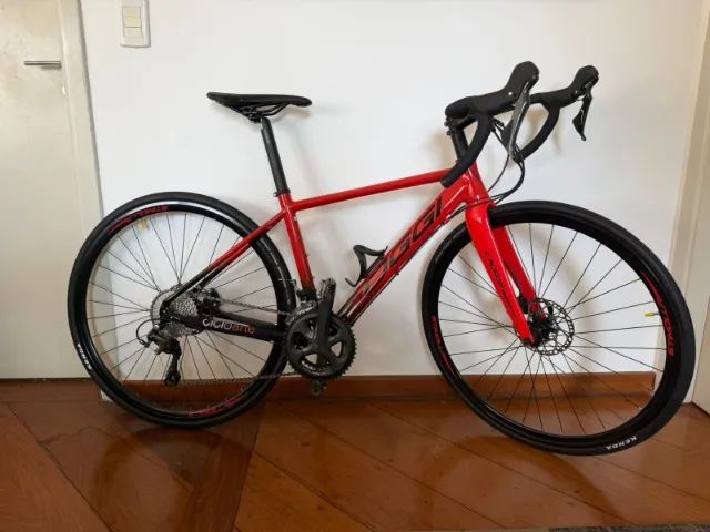 BICICLETA SPEED OGGI STIMOLLA DISC VERMELHA - Foto 2