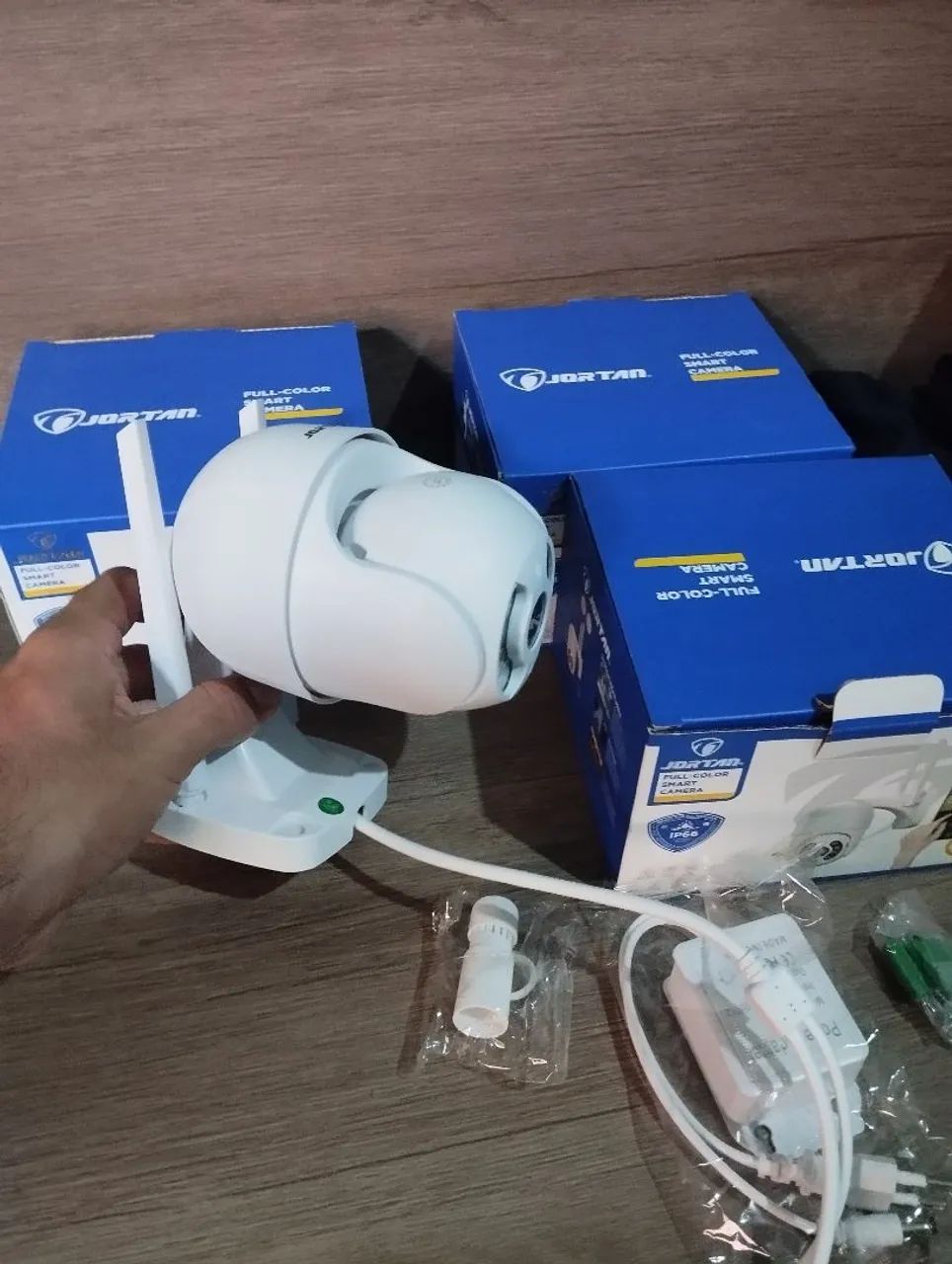 Câmera de segurança Wi-fi e RJ45 - Foto 4