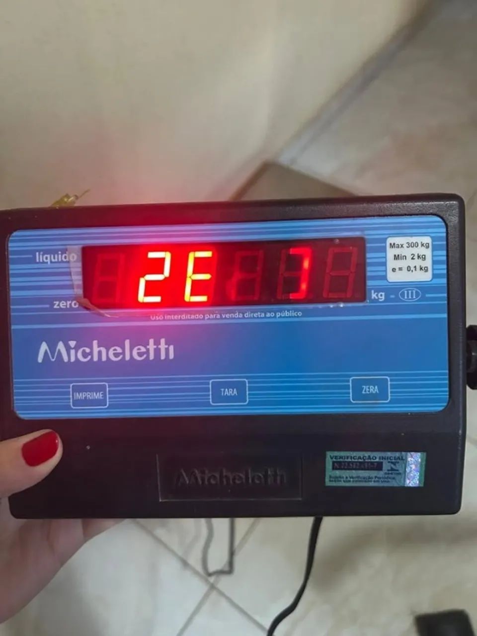 Balança Industrial Digital Micheletti 300 kg - Pouco Usada | Excelente Estado - Foto 4