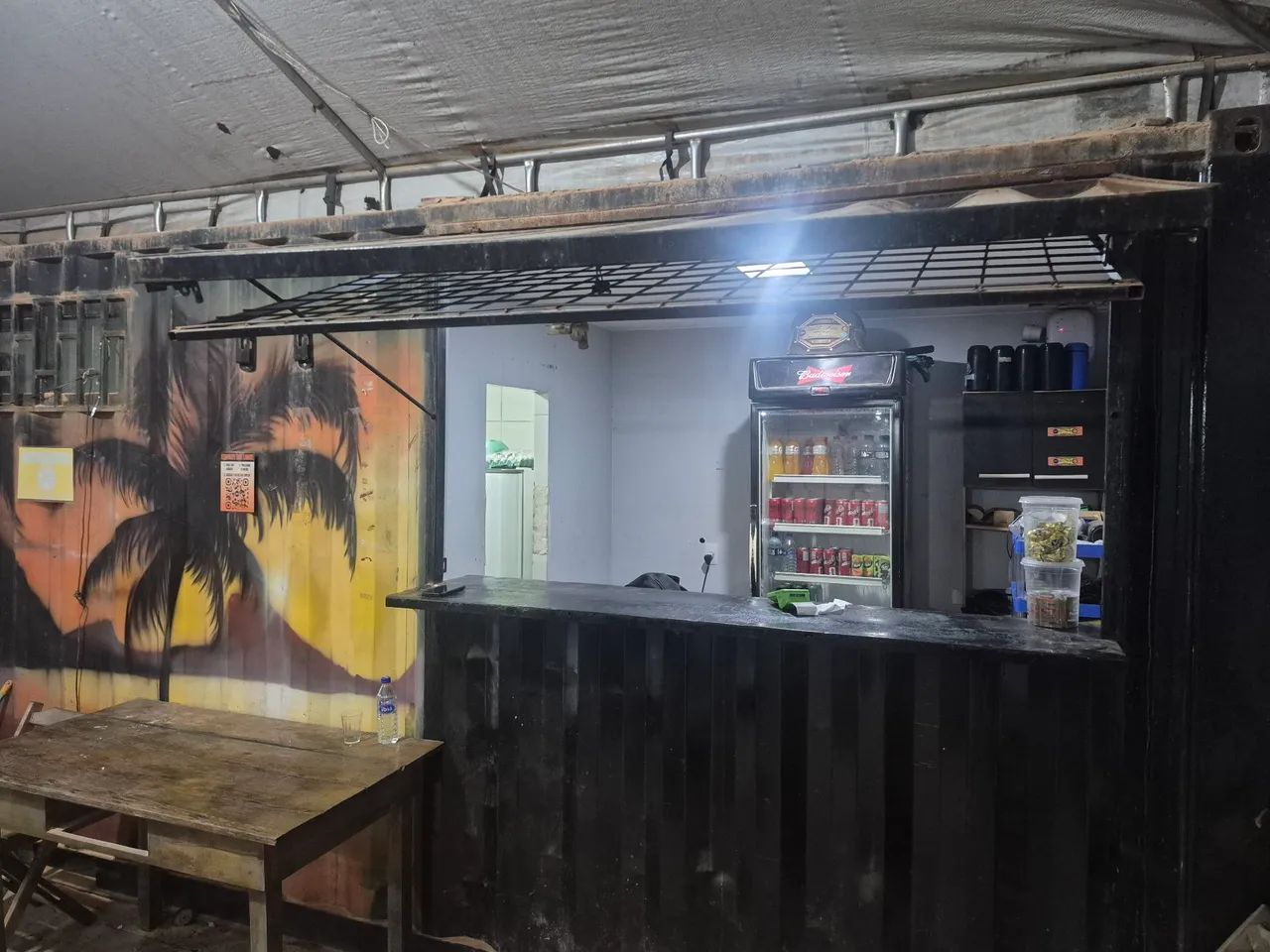 Bar/Lanchonete e banheiro/Vestiário Container 