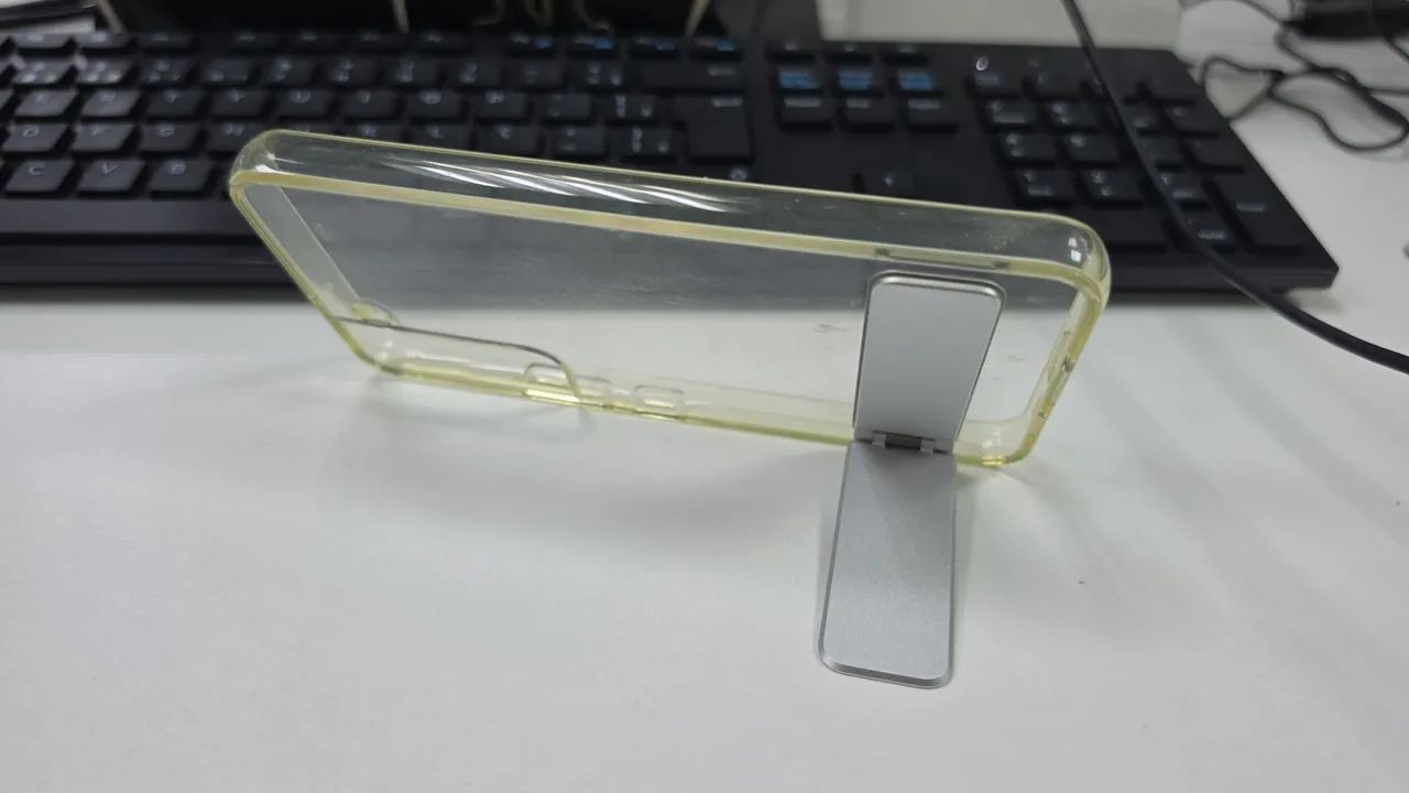 Capa transparente S22 com suporte - Foto 2