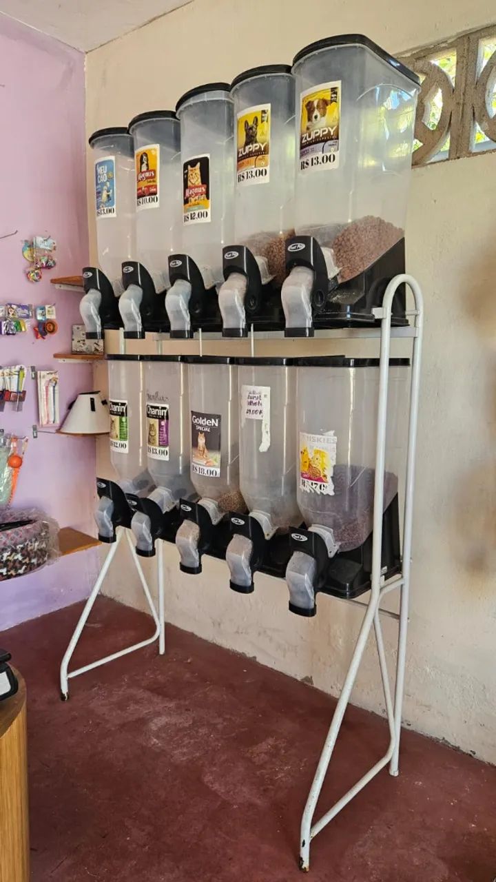 Dispenser de ração c/ 10