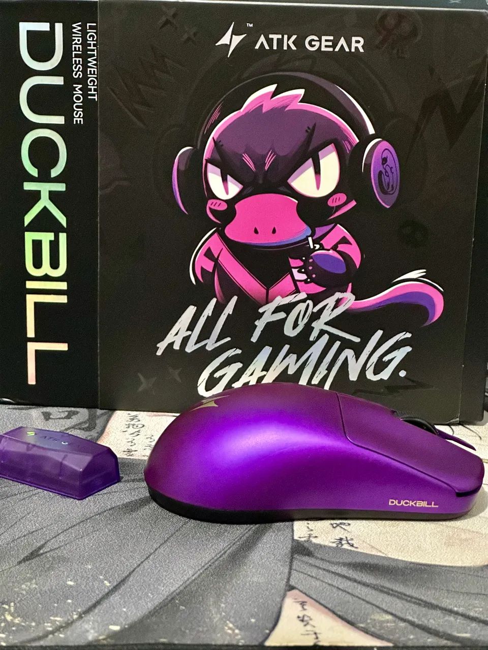 Mouse ATK DUCKBILL 46g sensor PAW 3950Ultra - Foto 3