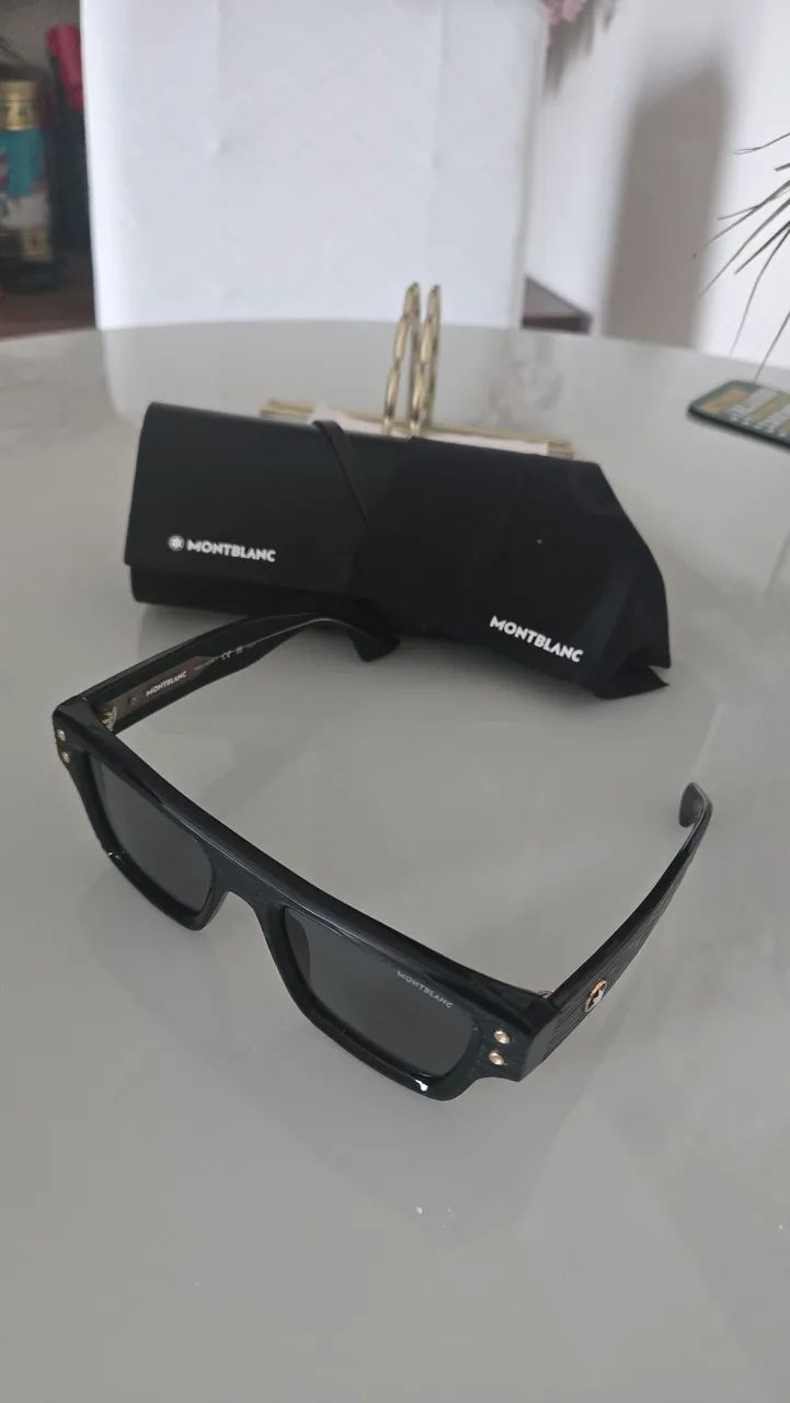 Oculos Montblanc MB131226 retangular  - Foto 3