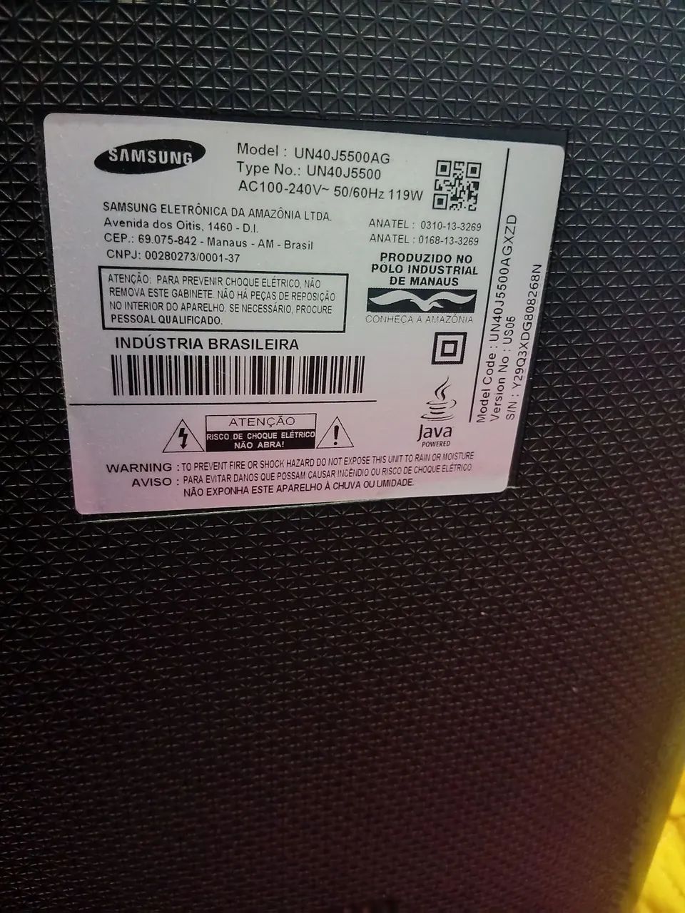 TV Smart Samsung 40 Polegadas - Com Controle e Pezinhos - Foto 5