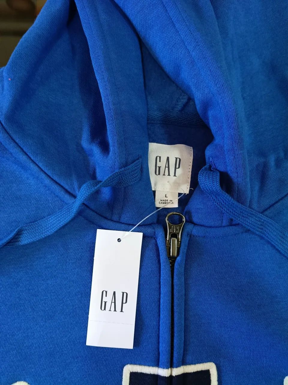 Moleton GAP de zíper com capuz tamanho G  - Foto 3