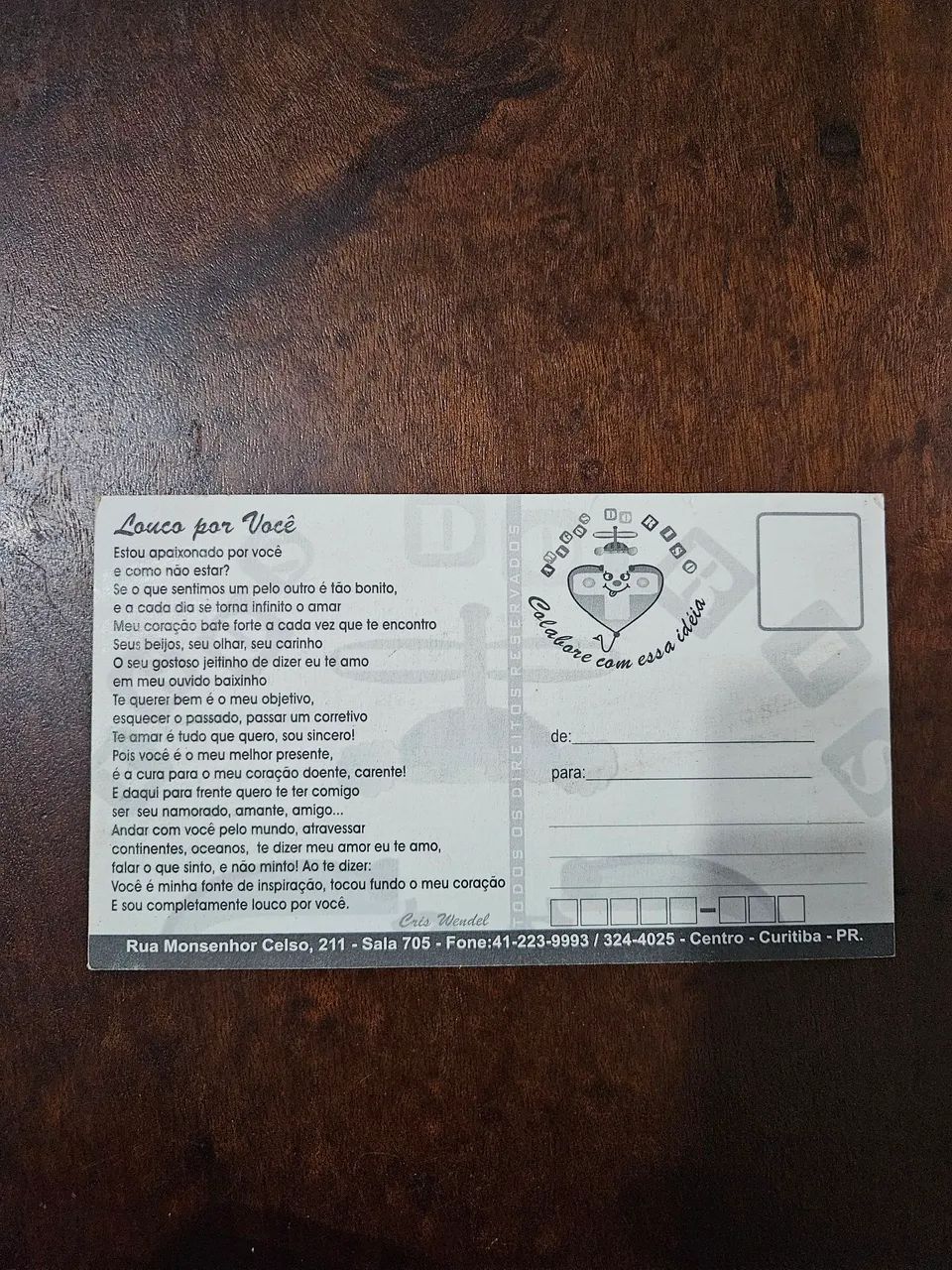 Cartão postal Amigos do Riso anos 90 2000 - Foto 2