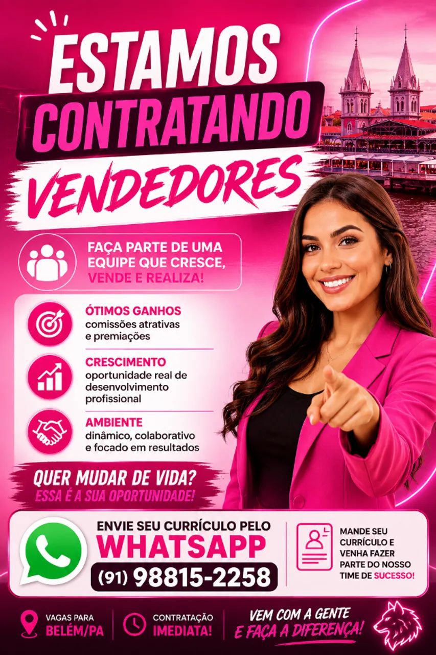 ESTAMOS CONTRATANDO VENDEDORES 