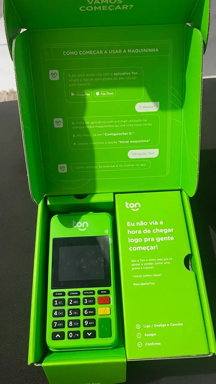 Máquina ton á venda 