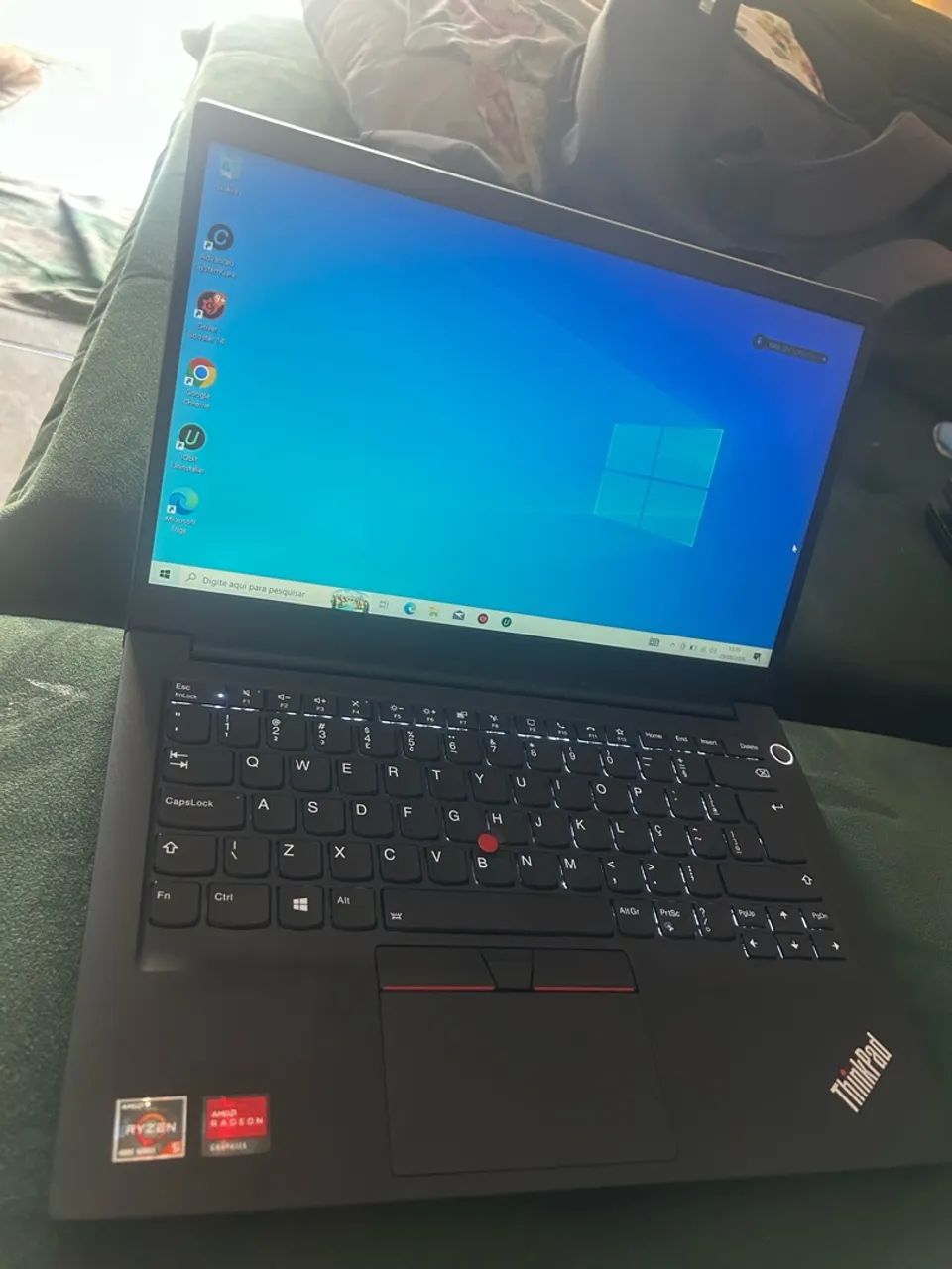 Notebook Lenovo thinkpad Ryzen 5 16gb ram ssd256gigas  - Foto 3