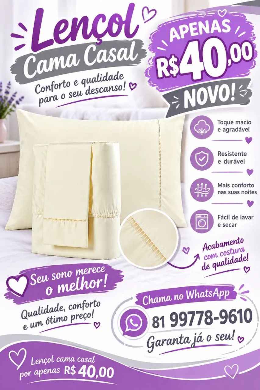 Lençol de casal 
