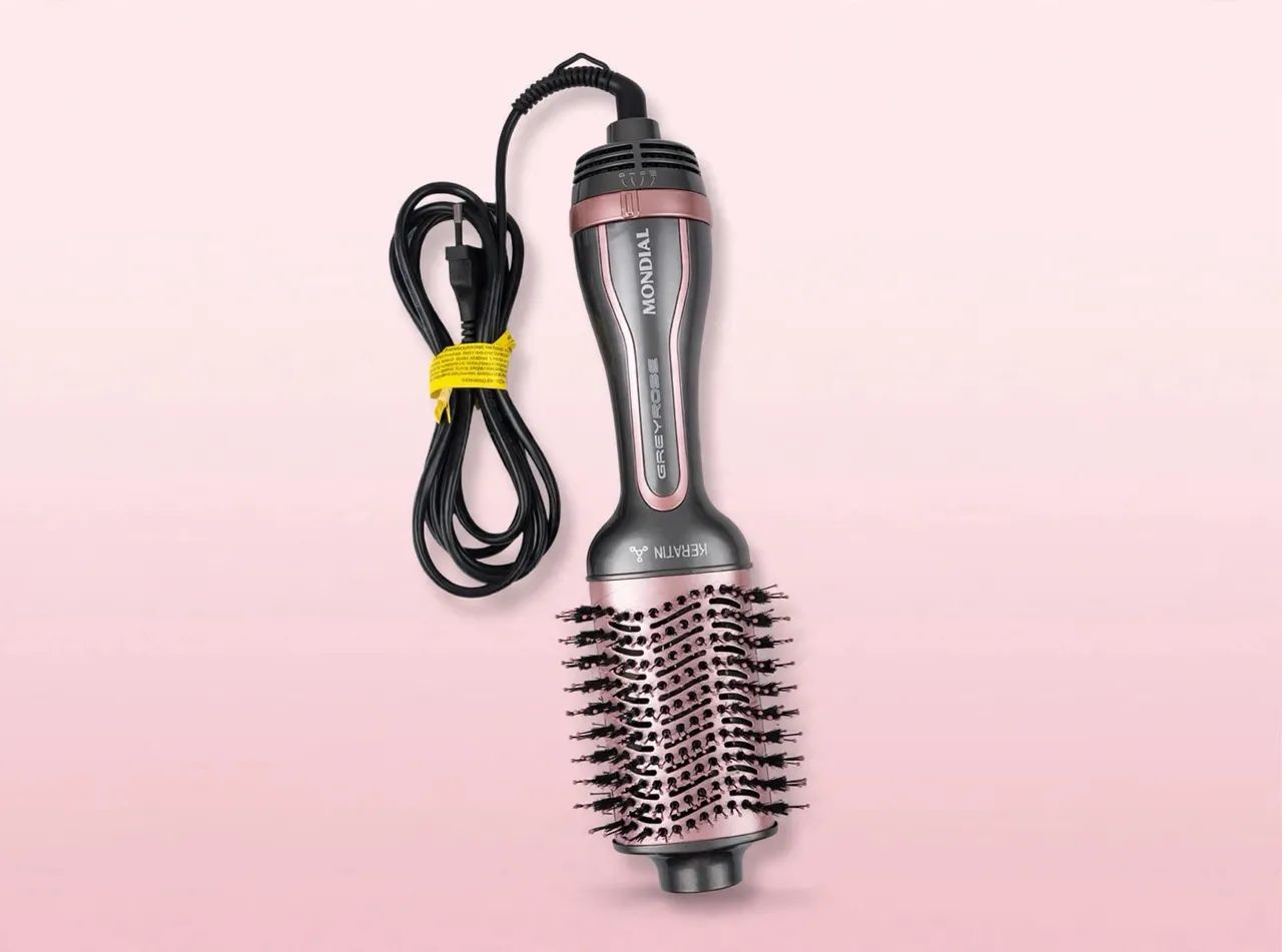 Escova Secadora Mondial Grey Rose 1300W - Na Caixa  - Foto 2
