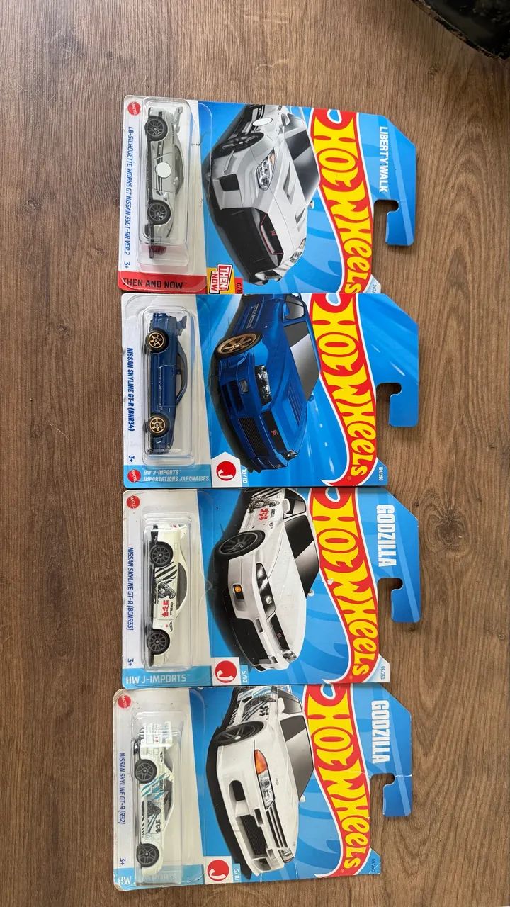 Lote HotWheels Gtr SKYLINE 