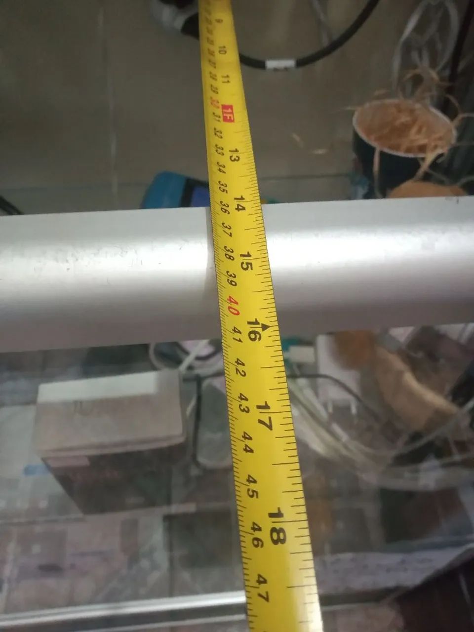 Balcão para loja, de vidro 
