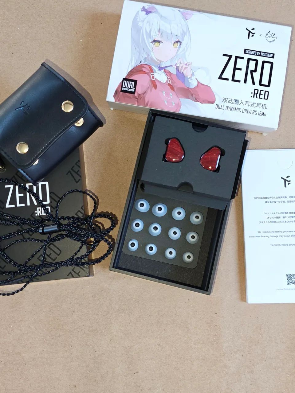 Fone Intra-Auricular Thuthear Zero Red - Novo - Foto 5