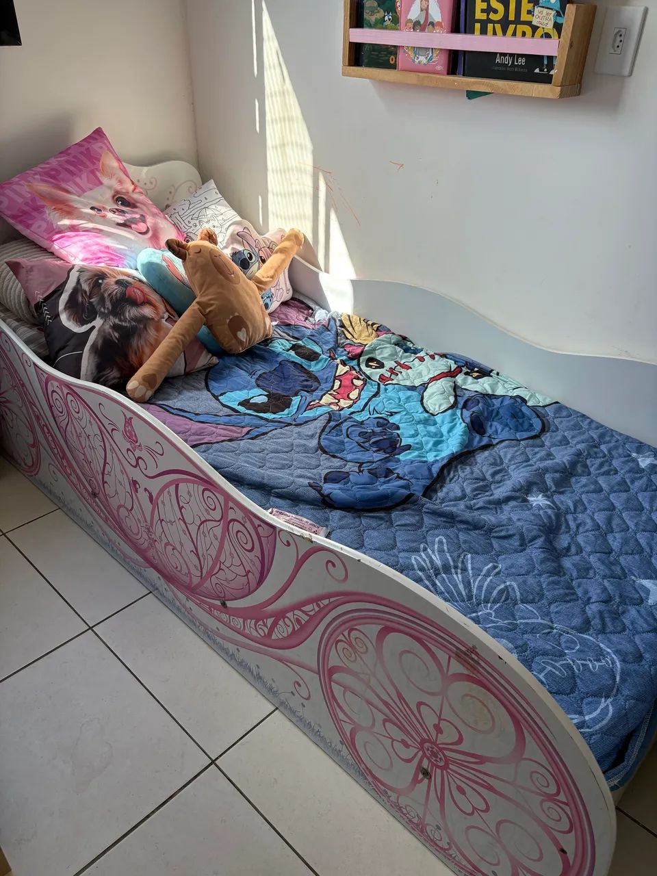 Cama princesas carruagem 