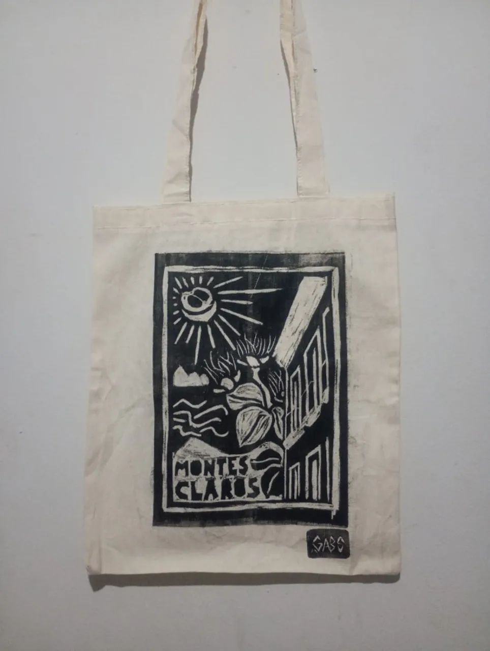 Ecobag Xilogravura Montes Claros