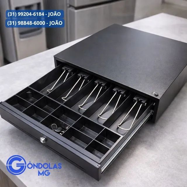 Gaveta de Dinheiro Comercial - Pronta entrega 