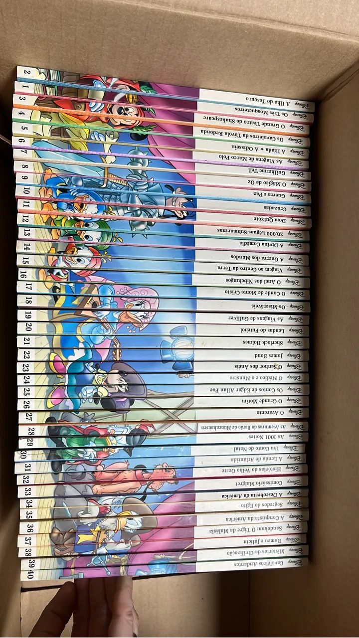 Coleção de livros Disney CLÁSSICOS DA LITERATURA