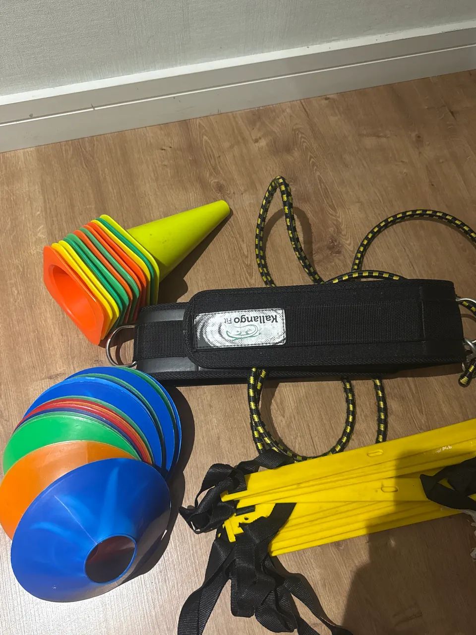 Kit equipamento de treino funcional 