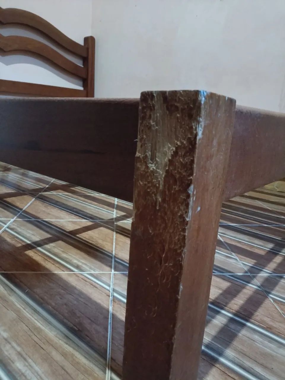 Cama de casal de madeira maciça  - Foto 5