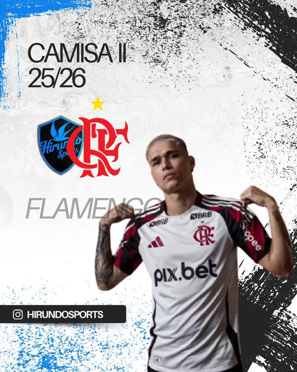 CAMISA TIME FLAMENGO BRANCA 25/26 PROMOÇÃO 