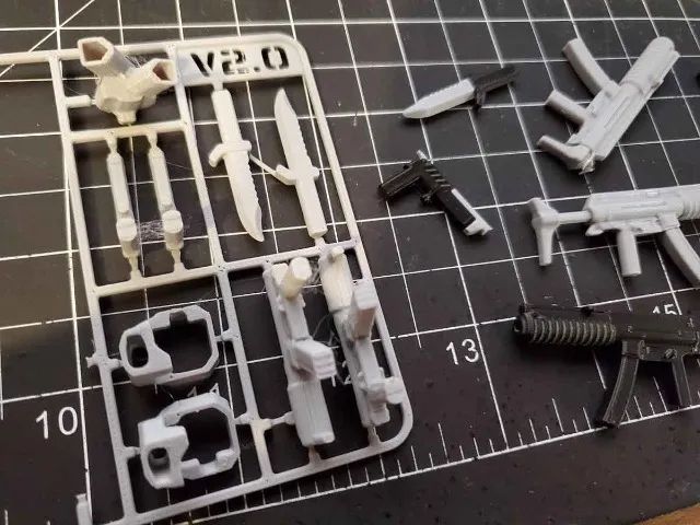 KIT Boneco dummy articulado 13 cm