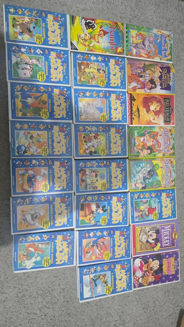 Fita vhs lote 23 