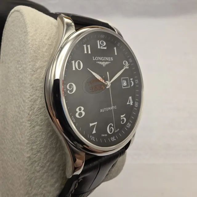 RELÓGIO MASCULINO LONGINES - AUTOMÁTICO COURO PRETO - Foto 3
