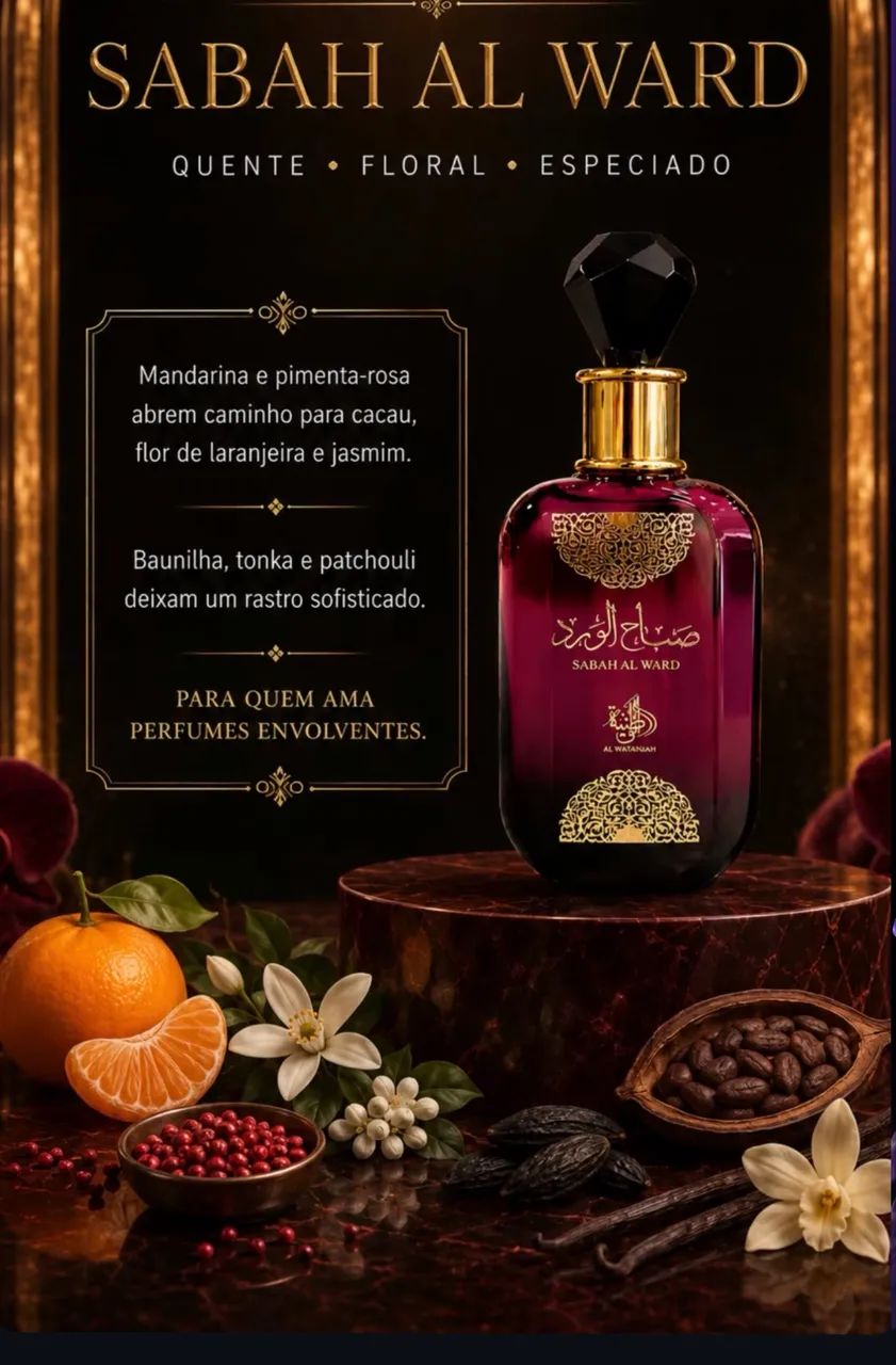 Perfume árabe original importado Sabah Al Ward - Foto 2