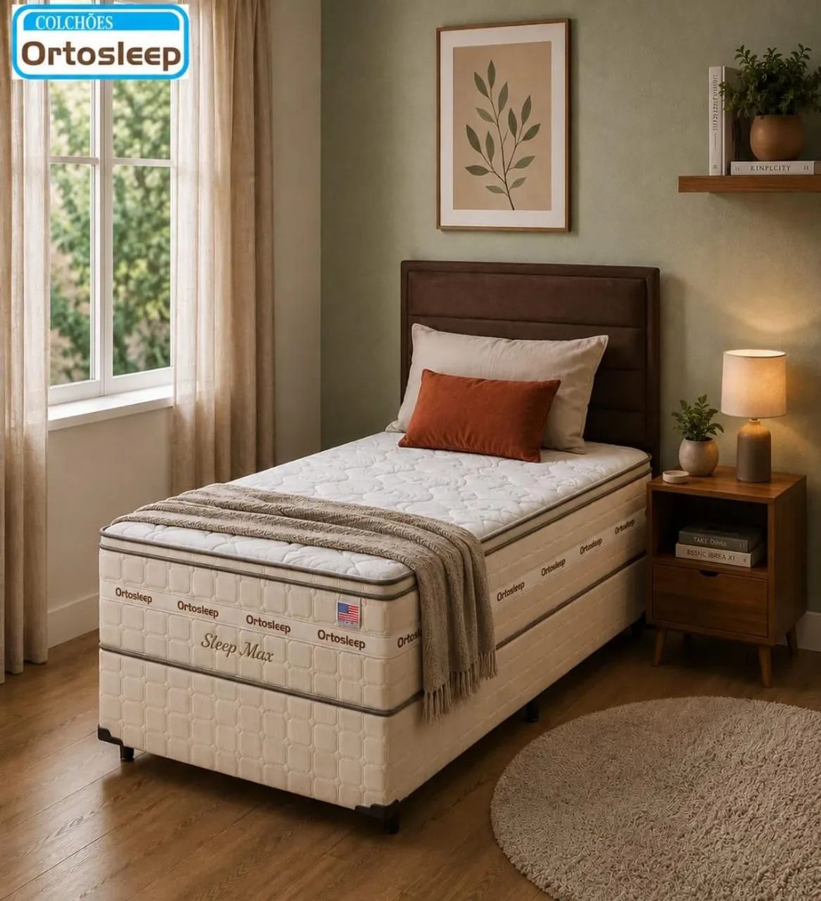 Cama solteiro sleep pocket 