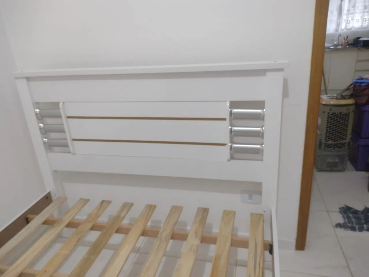 Cama de casal e Colchão Castor Red & White D33 - Foto 3
