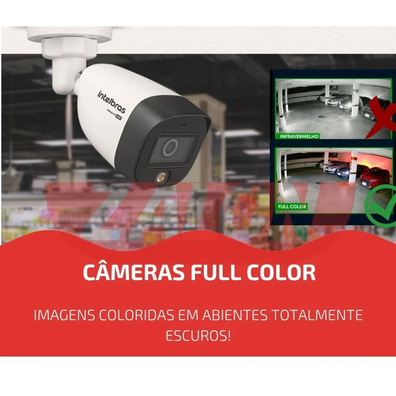 Câmeras fullcolor Intelbras  - Foto 3