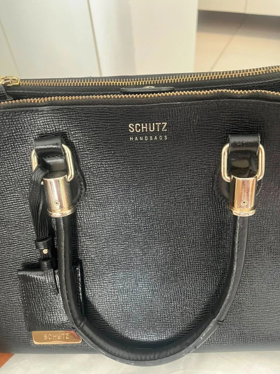 Bolsa Schutz Lorena Grande Couro Legítimo - Foto 2