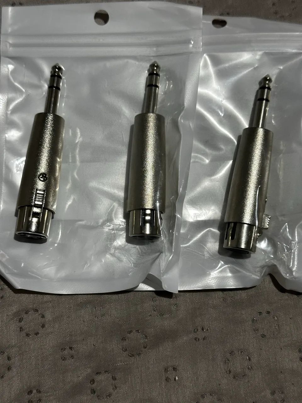 Adaptador de áudio XLR para P10 - Foto 4