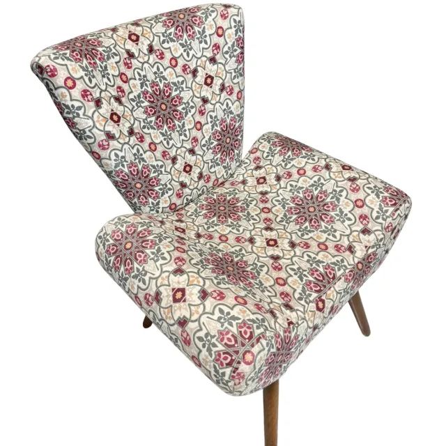 PAR DE POLTRONAS RETRO | PÉS PALITO | ESTAMPA VINTAGE - Foto 3