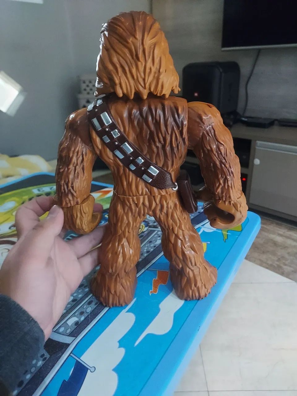 Chewbacca boneco star wars usado. 26cm.  - Foto 3