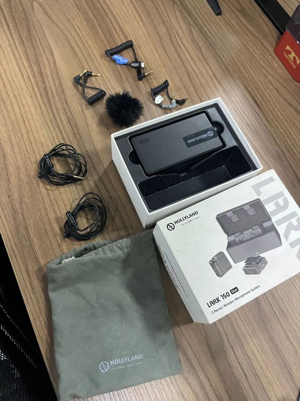 [中古美品]Hollyland Lark150 Duo デュアルワイヤレスマイク HOLLYLAND LARK 150 DUO - OPORTUNIDADE - Microfones e Gravadores