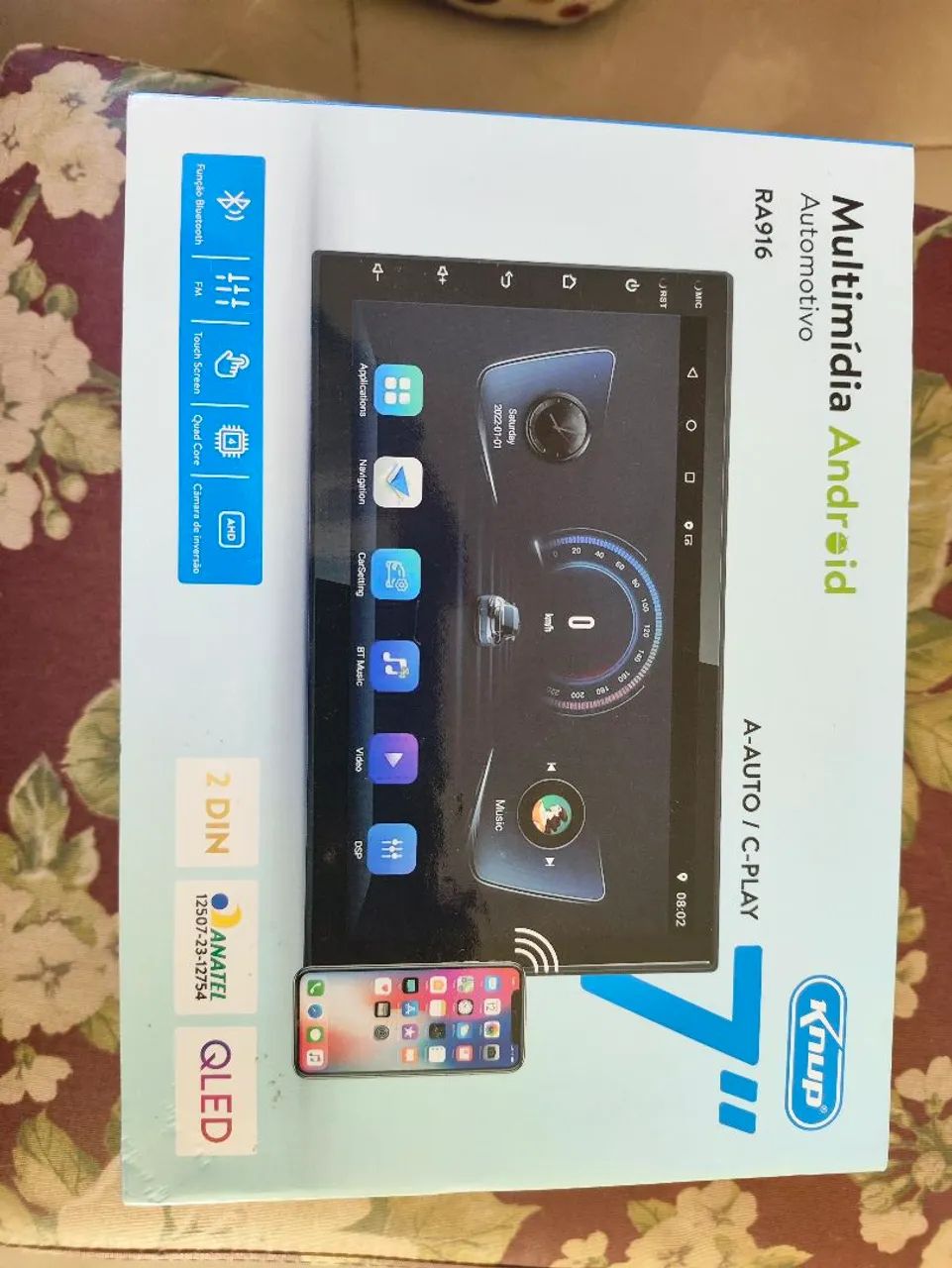 Multimidia 7 polegadas Android carplay - Foto 2