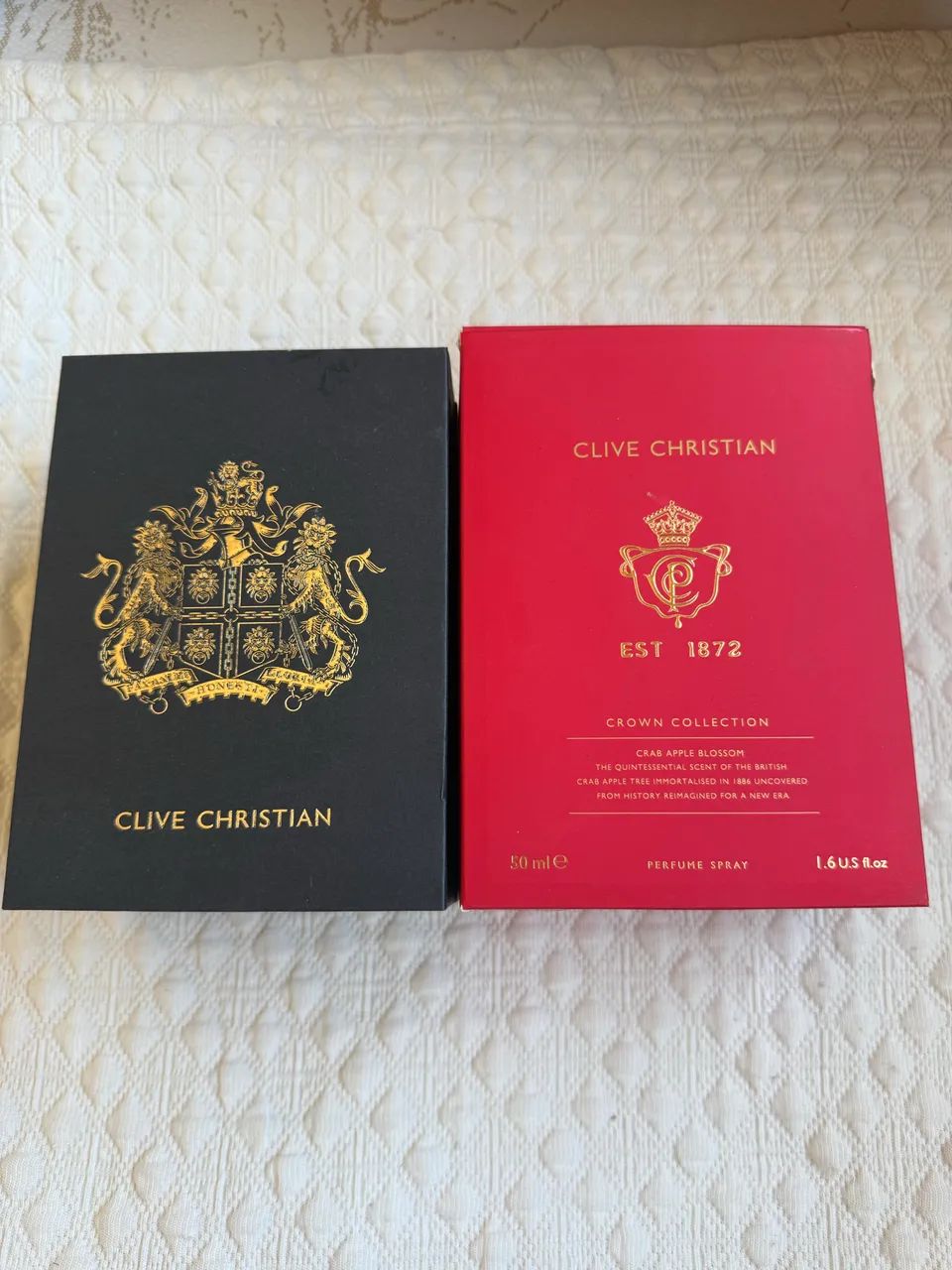 Caixas VAZIA clive christian