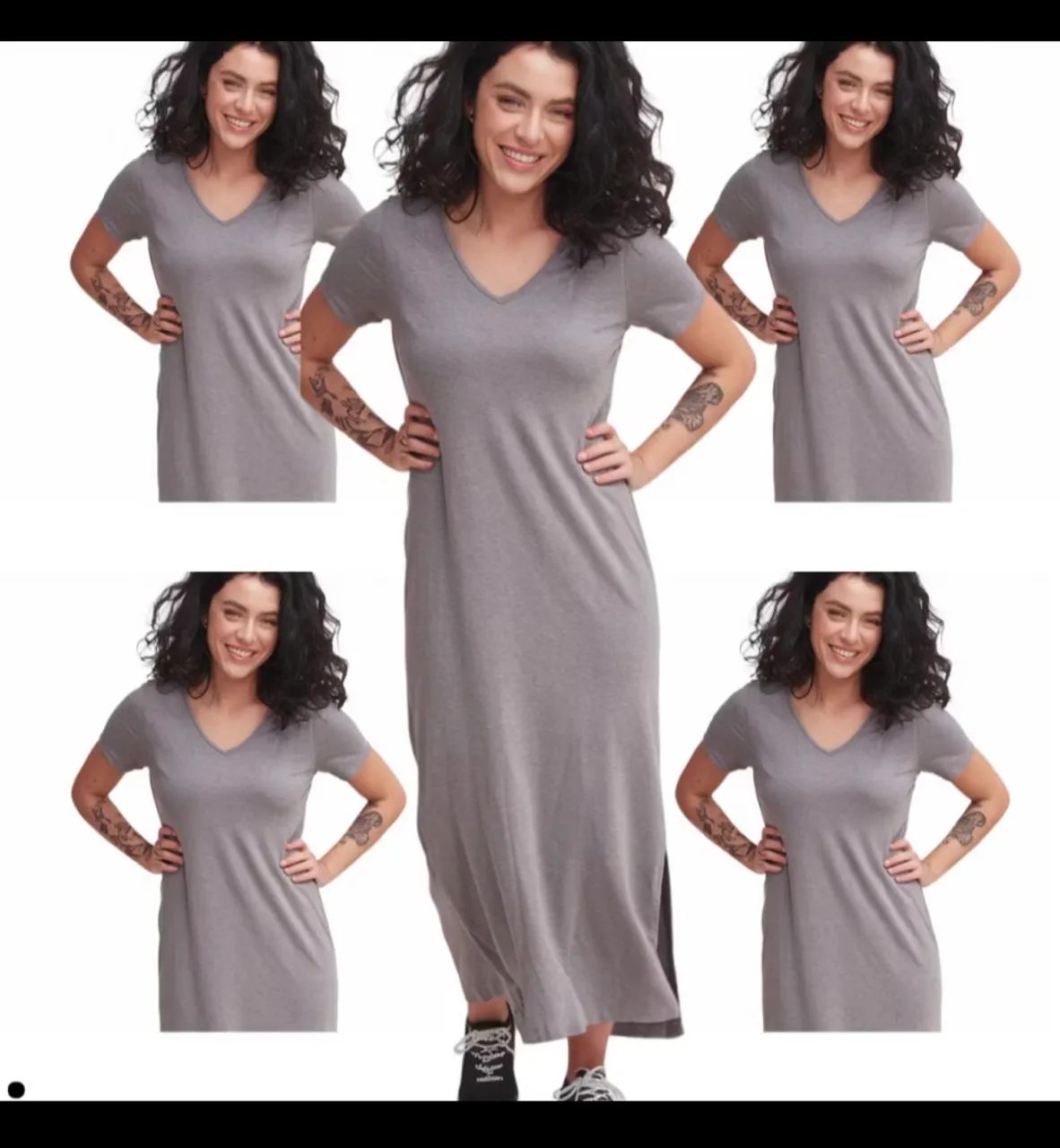 Vestido casual malha  - Foto 3