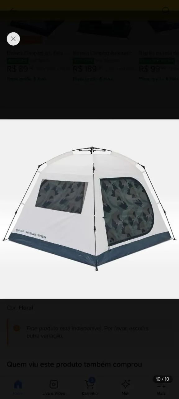 Barraca Quechua Base Easy Fresh - 4 pessoas - Foto 2