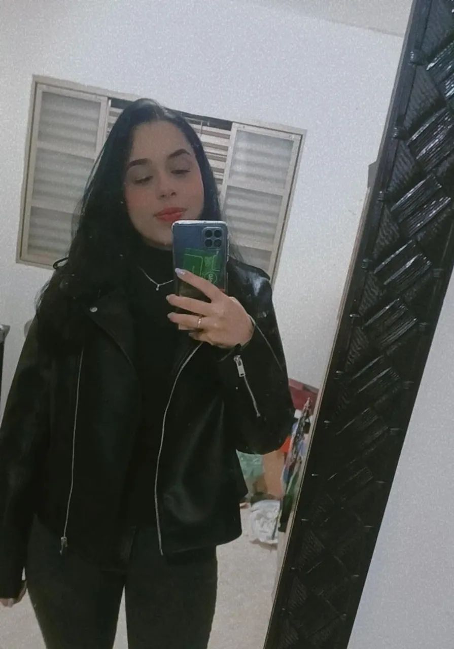 Jaqueta de couro da Renner